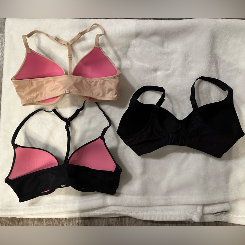 PINK Victoria Secrets The Everywhere Pushup 34C, Bali 36C bras - Picture 2 of 6